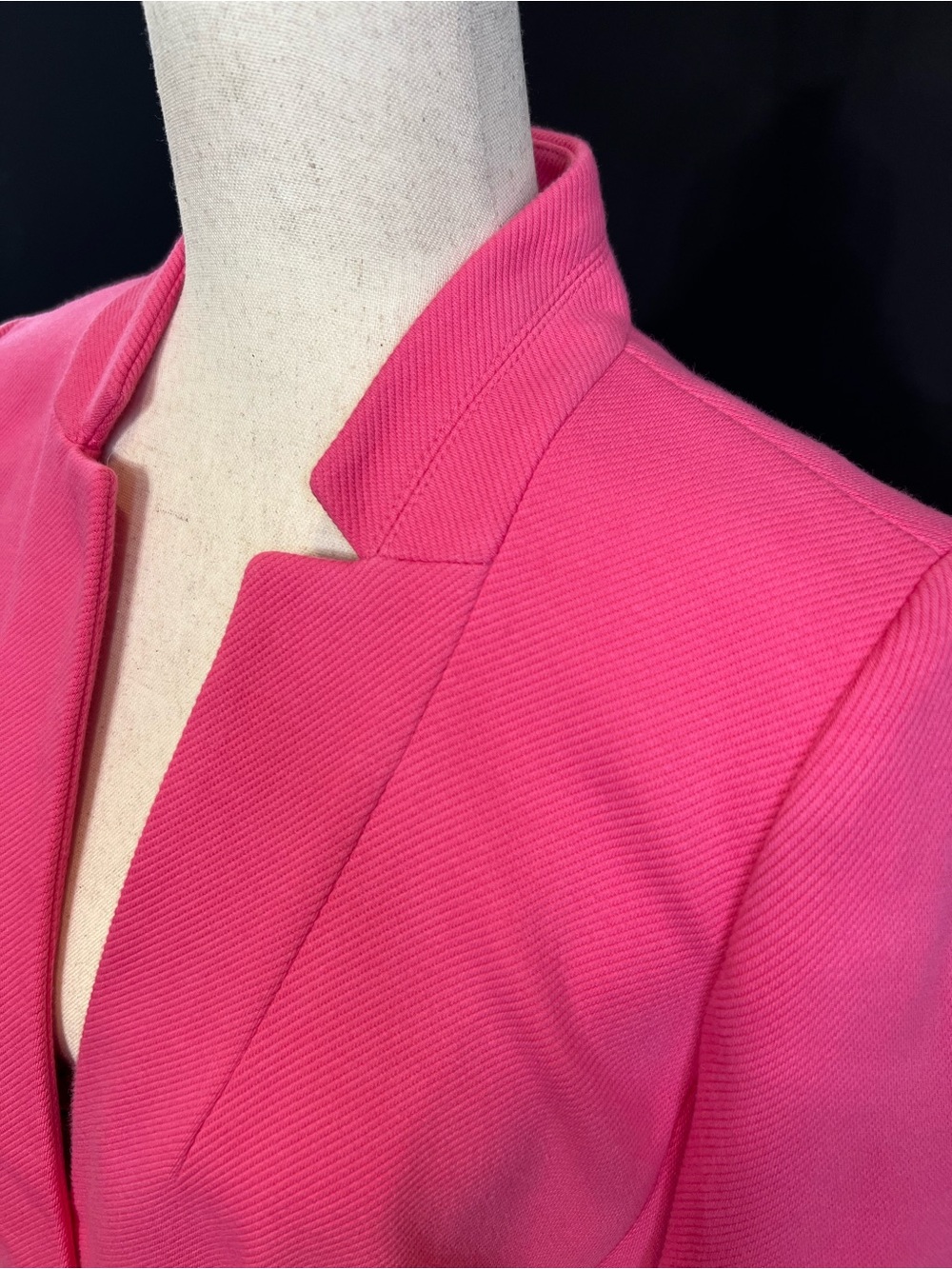 Talbots Pink Single-Button Notchless Blazer - Picture 2 of 11